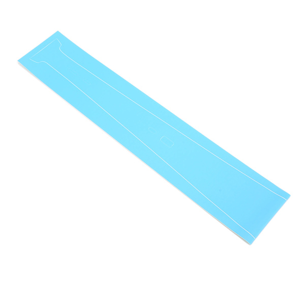 Midtskin for PS5-konsollen, ripesikker, integrert midtre stripe, klistremerke, konsollens midtre del, beskyttelsesstripe, film, blå