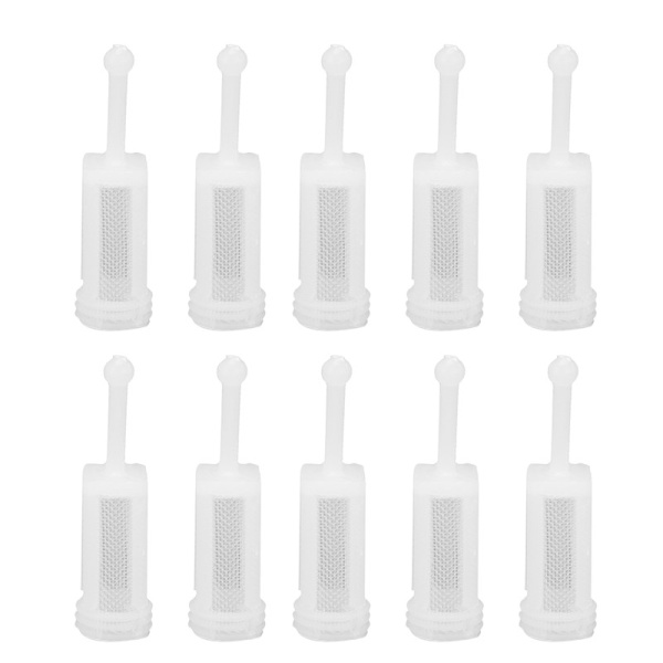 10-pack sprutpistolfilter nylon mesh billack sprutpistolfilter för färgspruta