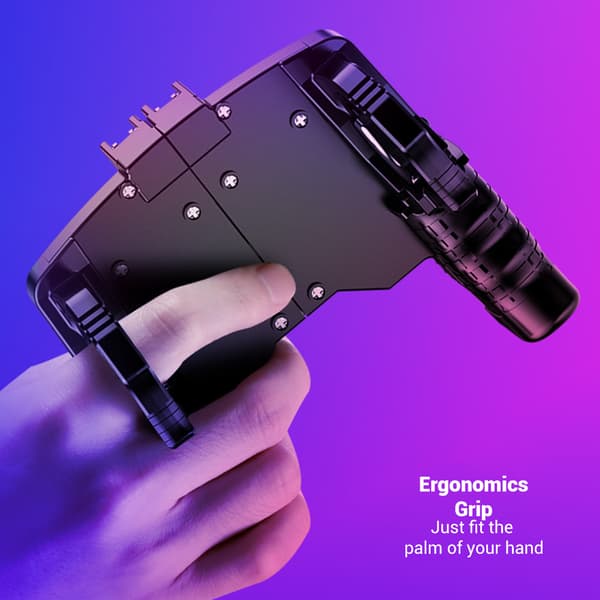 Firefinger Keyboard Trigger Joystick til PUBG Peace Elite 4 til 6,5 Tommer Telefoner