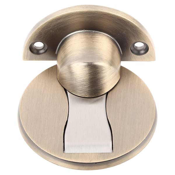 2 Sæt Antik Messing Rustfrit Stål Magnetisk Dørstopper Holder Dørstopper Tilbehør