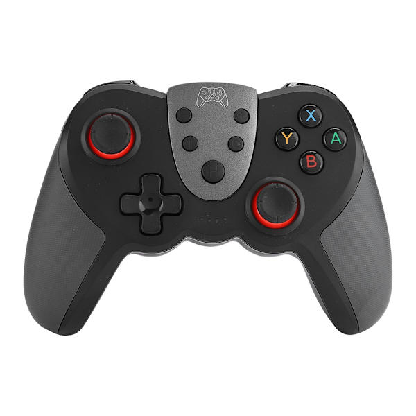 T17 ABS Trådløs Bluetooth Spillhåndtak Joystick Vibrasjon Gyroskop Spillkontroller for Switch Svart