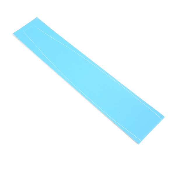 Midtskin for PS5-konsollen, ripesikker, integrert midtre stripe, klistremerke, konsollens midtre del, beskyttelsesstripe, film, blå