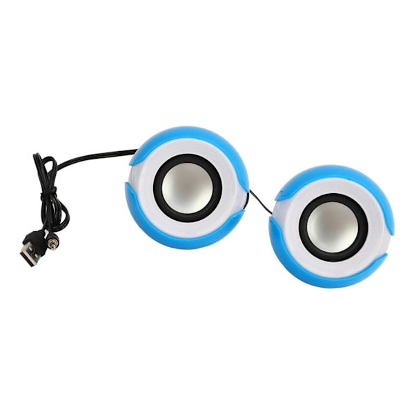USB Minihögtalare Dator PC Stereo USB-driven Plast Desktop Extern Högtalare 5V 1A