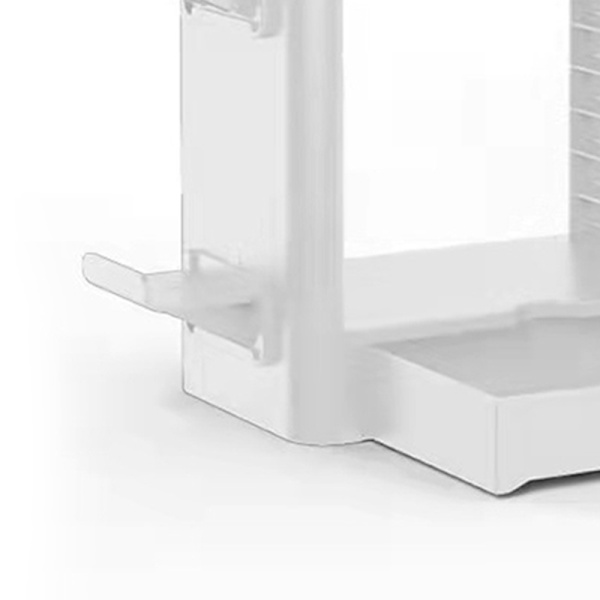 Spilllagringstårn Multifunksjonell Universal Vertikal Spilldiskstativ for Switch Spilltilbehør Hvit
