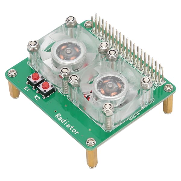 Raspberry Pi Dobbelt Køleblæser Modul Udvidelseskort Computertilbehør