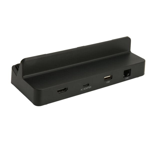 Konsol TV Dock 4K HD Multimedia Interface Konverter Oplader HUB med Gigabit Ethernet Port til Switch OLED
