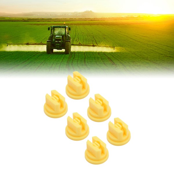 20 stk Flat Fan Spray Tip Uniform Spray Distribution 110 Grader Landbruks Sprøyte Atomiseringsdyse 0,1‑2 mm Borediameter