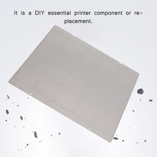 3D Printer Tilbehør MK52 Stål Varm Seng Plade 253.8x241mm PEI Ark