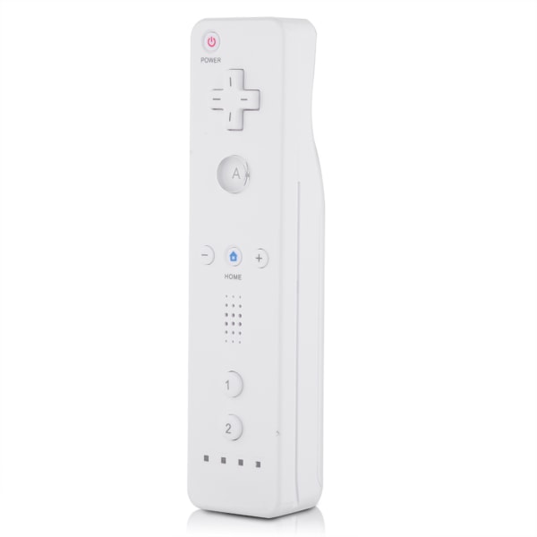 Game Handle Controller Gamepad med analog joystick for WiiU/Wii-konsoll (hvit) - W