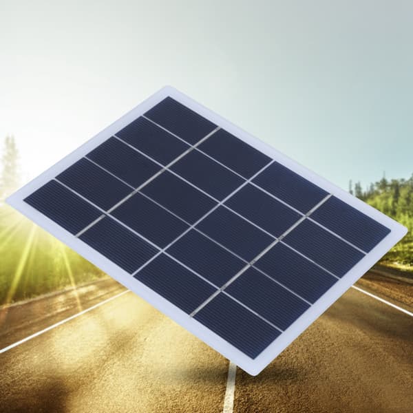 3W 5V Polykrystallinsk Solcellepanel DIY Batterilader
