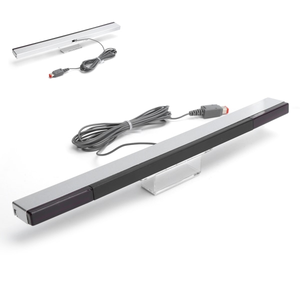 ABS Silver Motion Sensing Bar Erstatning av infrarød induktor for Wii/Wii U-konsoll