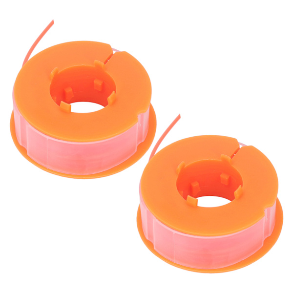 2 stk. Grasklipperspoletråd Nylon Trimmer Tilbehør Utskifting Passer for BOSCH ART 30 ART 30FA Oransje