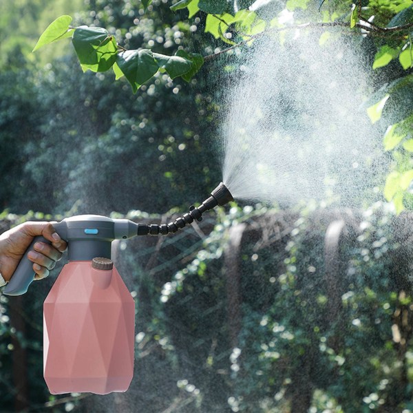Elektrisk Sprayflaska Växtdimma för Inomhus Utomhus Växter 3L Automatisk Vattningskanna Uppladdningsbart Batteri Drivs Sprayare Rosa Standard