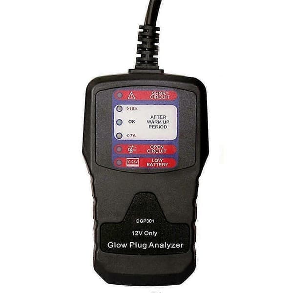 12V Automotive Gløderørsanalysator Gløderørstester LED Diagnostisk Værktøj Tester