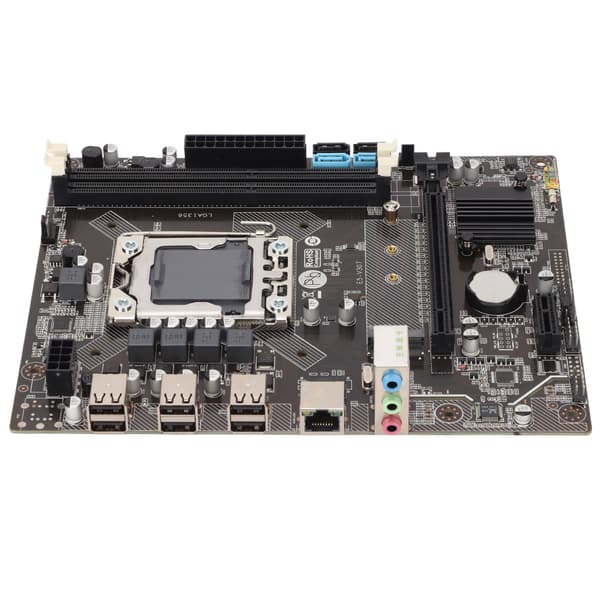 LGA 1356 HM65 Chip 6 Core PC Bundkort CPU Combo med SATA Kabel til Intel Desktop Computer