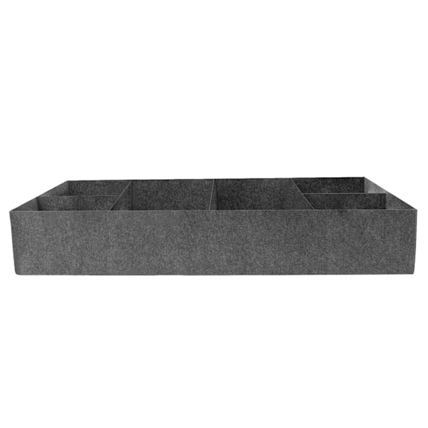 (Mellemgrå 60*120*højde 30cm, seks gitter tykke 2mm) Havepose filt materiale