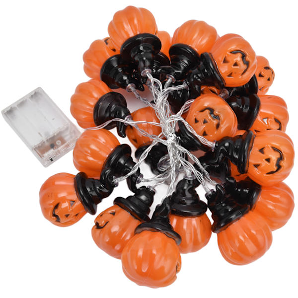 20 LED Kurpitsavaloketju - 3m Kaksoistila Koristevalot Halloweeniin & Juhliin Koti- ja Pihakoristeluun