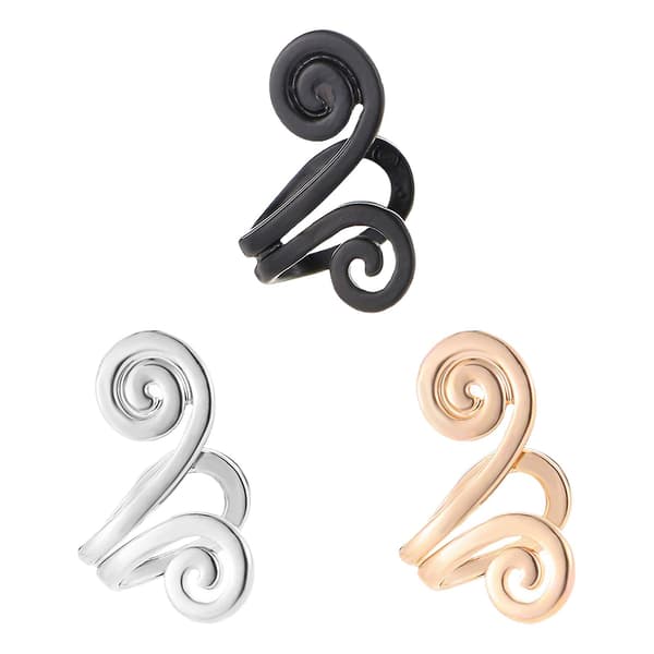 3 farver øreringe sød stil ikke-piercing stud ørering perfekt gave til familie venner Silver