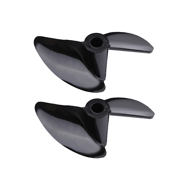 Elektrisk RC O-Båt Tillbehör: 4x40mm CNC-frästa 2-bladiga Halv-nedsänkta Propellerset (2 Par)