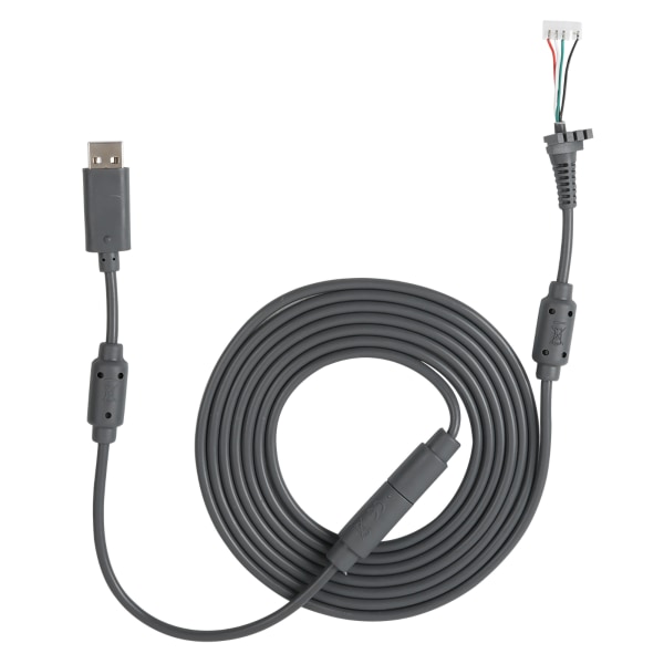 USB 4Pin Gamepad Kabelbyte Wire Breakaway Adapter för Xbox 360 (grå)
