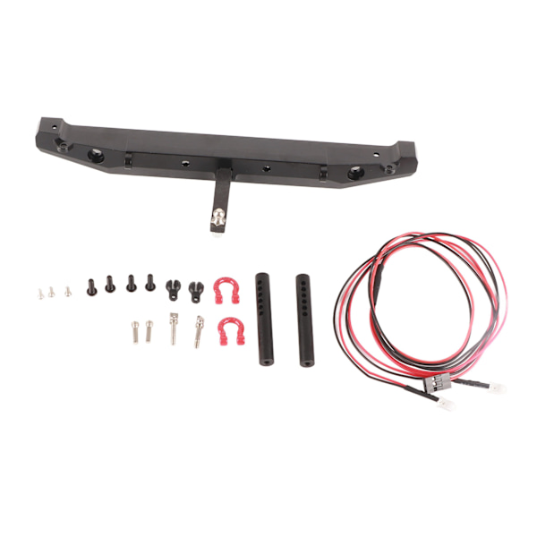 RC Crawler Metall Bakkbumper med LED-lys for 4 SCX10II 90046 Bildel