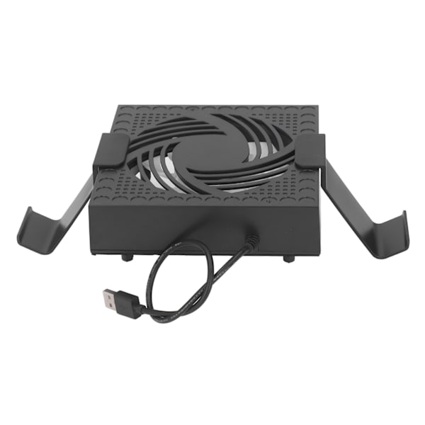 Automatisk kylfläkt RGB Färgrik Ljus 4 Hastigheter Konsolkylfläkt för Xbox Series X XSX Svart