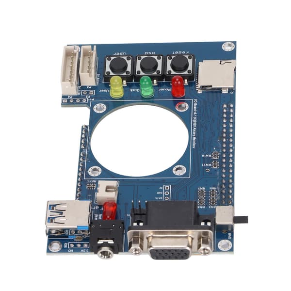 IO Board 35mm Audio VGA Interface med 3 Knapper 3 LED Slots til PC Computer Modul