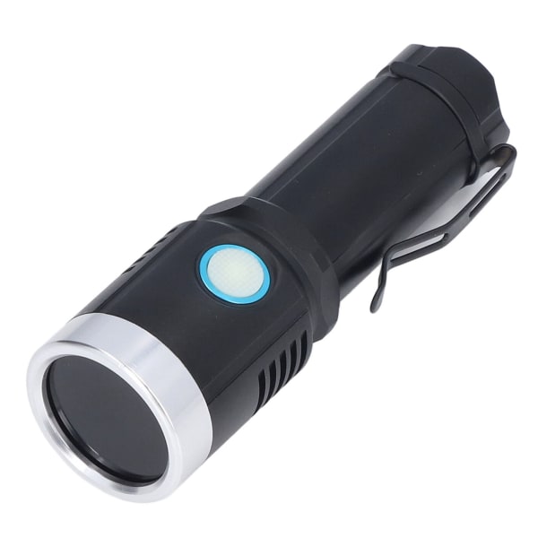 UV Ficklampor 365nm USB Uppladdningsbar Bärbar Ficklampa av aluminiumlegering för Pengar Inspektion Pet Cat Moss Detection- W