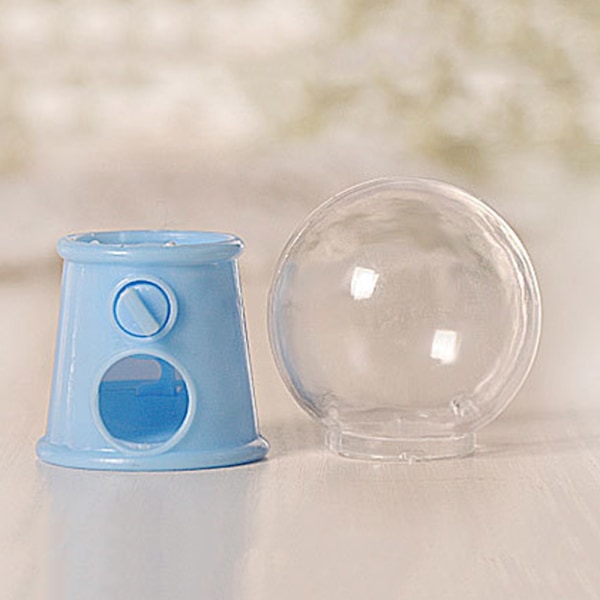 Kreativ Mini Lyspære Slikautomat - Flerfarvet Sød Gashapon Stil Slikdispenser, Plastik Opbevaringsboks (Pink, Sæt af 12)