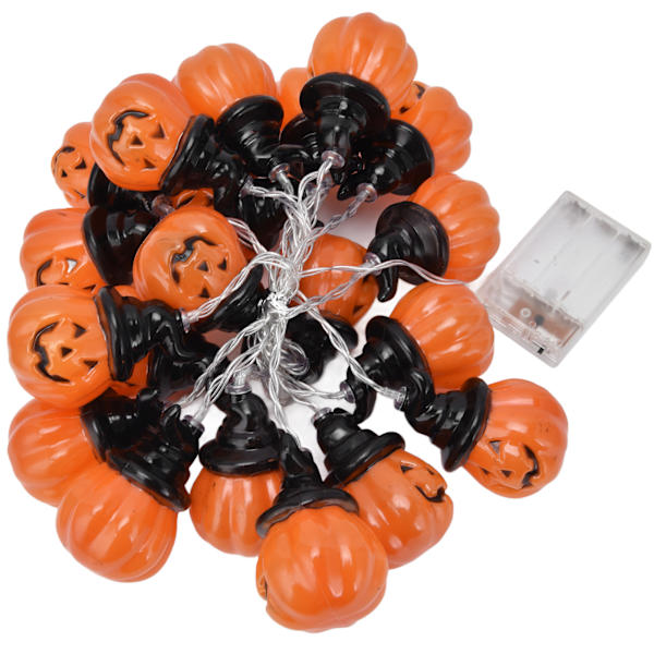 20 LED Kurpitsavaloketju - 3m Kaksoistila Koristevalot Halloweeniin & Juhliin Koti- ja Pihakoristeluun