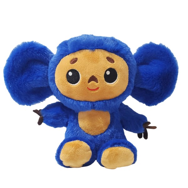 Uusi tuote Cheburashka Monkey Pehmo isokorvainen apina pehmolelu nukke (sininen 20cm)- W