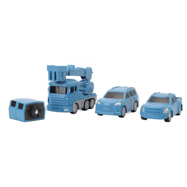 Transform Robot Monterat Fordon DIY Magnetisk Byggbil Modell Leksak Typ B