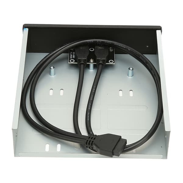 USB 3.0 Hub 5.25in Frontpanel med 2 porte 19pin 5Gbps til PC Computer Case