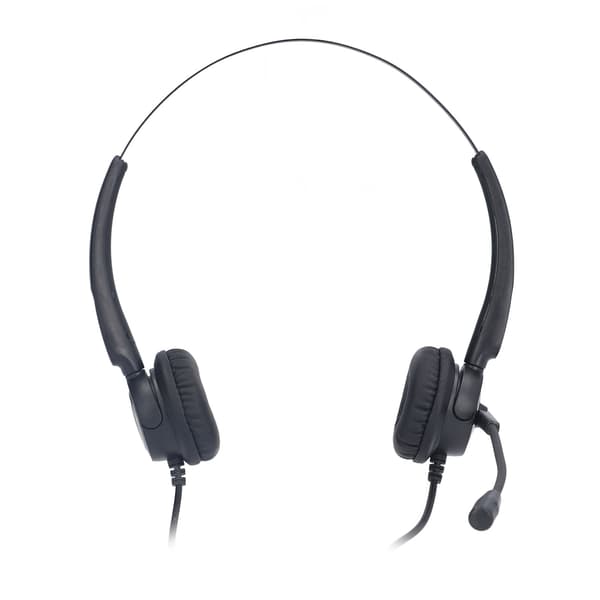 Støjreducerende USB-headset til Call Center Online Kursus HD Lyd Computer Headset