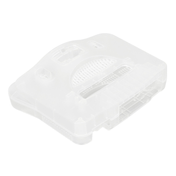 Retro Spillkonsollhus Gjennomsiktig Hvit Spillkonsoll Beskyttende Skall for N64 Retro Spillkonsoll