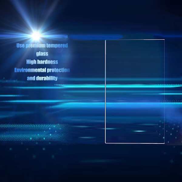 2 st. Härdat Glasskälmskydd Fingeravtrycksbeständigt Hög Hårdhet HD Klar Skärmskyddsfilm för Switch Host