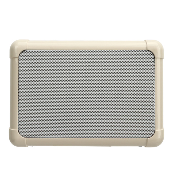 Karaokelaitte Mini BT-kaiutin Langaton Mikrofoni LED-valo 6 Äänitehostetta Suuri Kapasiteetti Akun Karaoke-soitin Beige