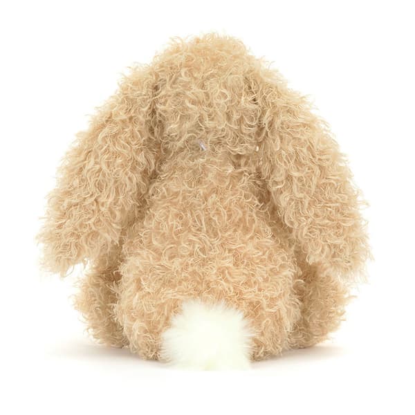 【bt02】Jellycats Bashful Luxe Bunny Curly mellomstor 31cm