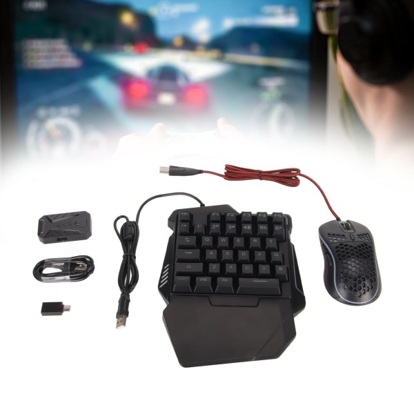 Keyboard Converter Set Silent Design Plug and Play Gaming Näppäimistö- ja hiirimuunnin PS4:lle XboxONE for Switchille
