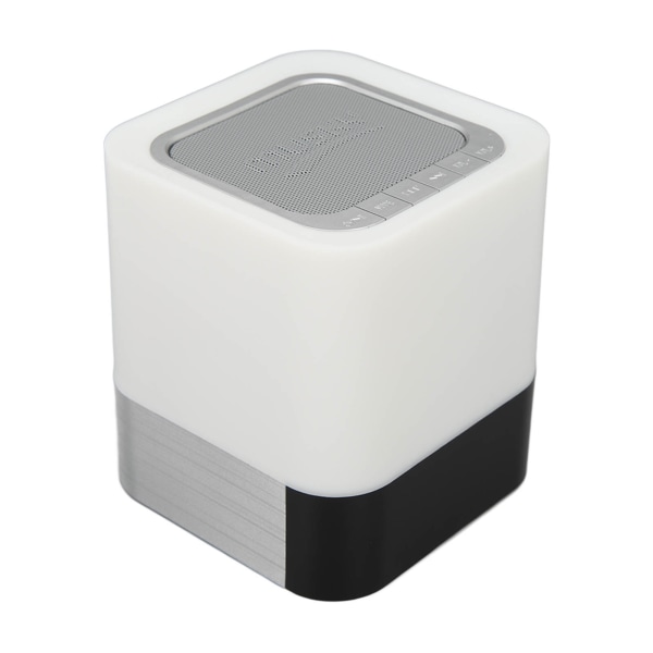 Nattlampa Bluetooth-högtalare Trådlös Bärbar Woofer Touch Control Bluetooth-högtalare med LED-lampa USB-gränssnitt