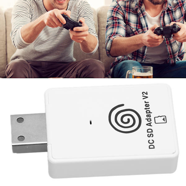 Tallennuskortinlukijan sovitin Professional Plug and Play -muistikortinlukija Sega Dreamcastille Dreamshell V4.0:lle