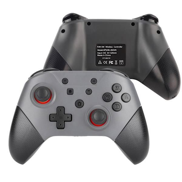 Langaton Bluetooth-pelikontroller peliohjain NFC 3D-ohjaimilla Nintendo Switchille ProCold Gray