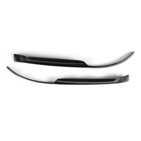 Kolfiber Strålkastar Ögonbryns Skydd Dekal Passar Mitsubishi EVO7-9 2003-2007