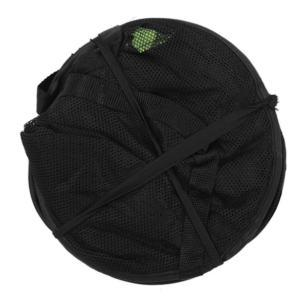 Foldbar Plante Tørring Net Multilayer Lynlås Design 60cm Diameter Urte Knopper Tør Net med Opbevaringspose 6 Lag