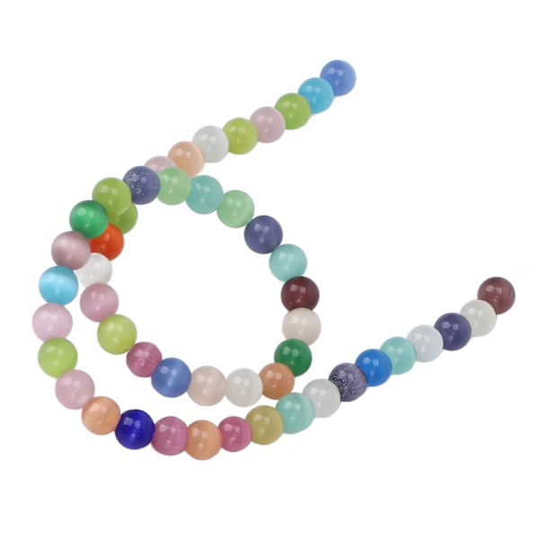 8mm Naturlige Løse Sten Spacer Perler til DIY Smykker - Perfekt til Halskæder, Armbånd og Håndværksprojekter