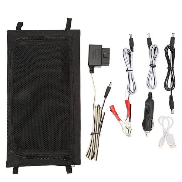 Foldbart solpanel monokrystallinsk siliciumoplader til bil autocamper telefon computer tablet