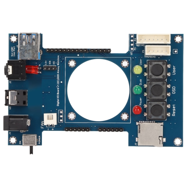 Digital IO-kort Manuell Lödning V1.2 För Mister FPGA 7 USB-portar IO-kort för Terasic DE10 Nano Tillbehör