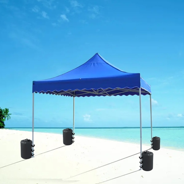 (10 liter: 18*40cm) Multifunktionellt tält med vatten och sand, fast vattenpåse, hopfällbart utomhustält, marktält, vindtät sandsäck, sandsäck, mesh cl