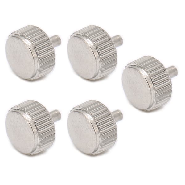 5 st Silver Klocka Krona Reparationsverktyg Kit Hållbart Robust Lättvikt 5mm