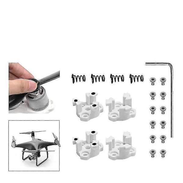 [02]Til DJI Phantom 4 Pro 9455S 2 par propeller monteringspropelbase bladfæste dronedele beslag Acc